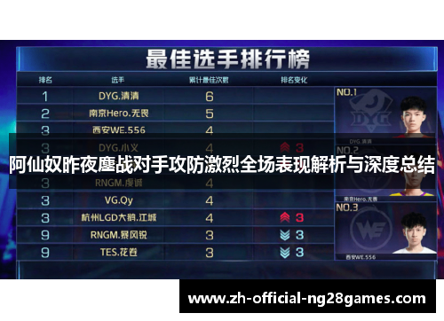 阿仙奴昨夜鏖战对手攻防激烈全场表现解析与深度总结